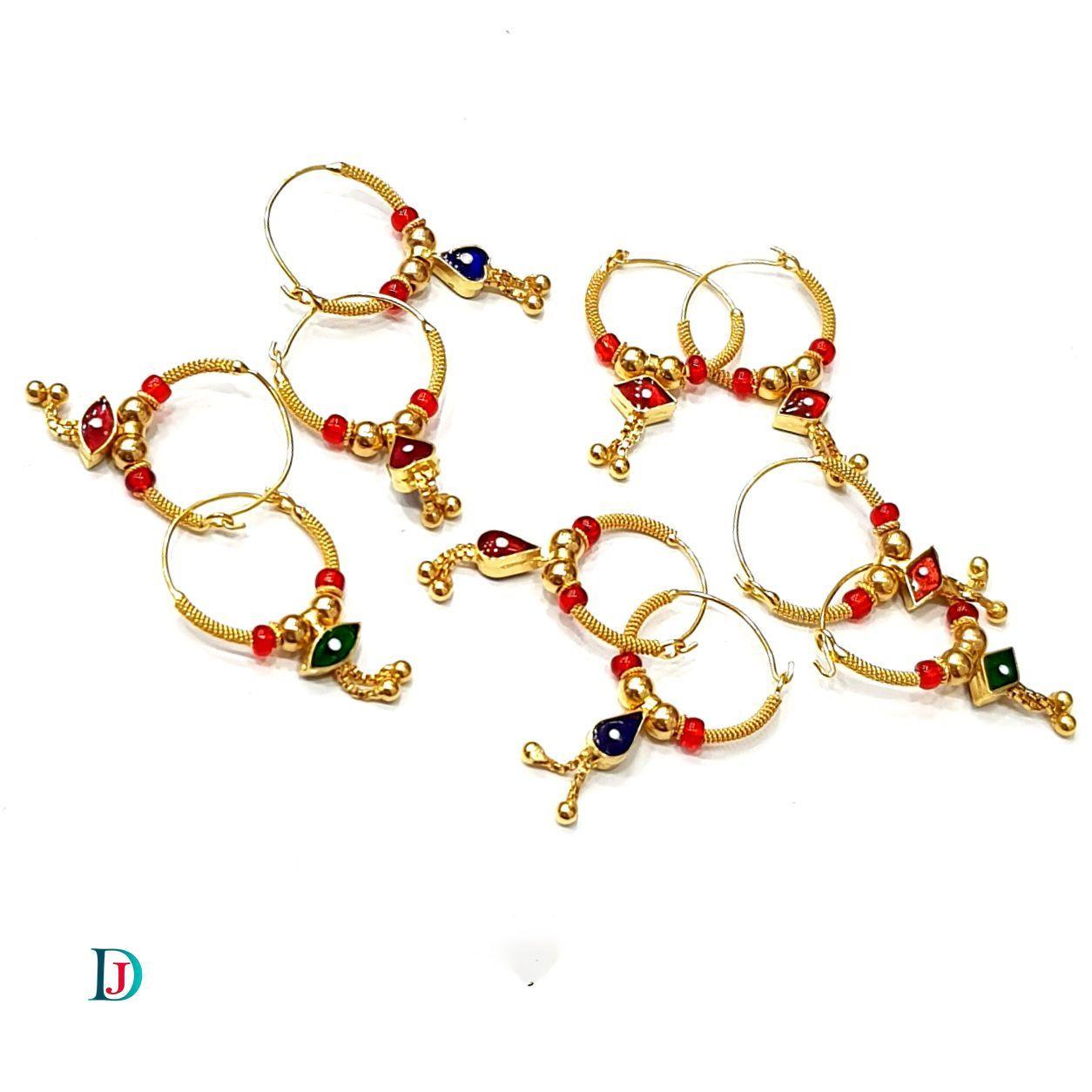 New and Latest Design of Desi Indian Rajasthani Gold Baali/Earrings 