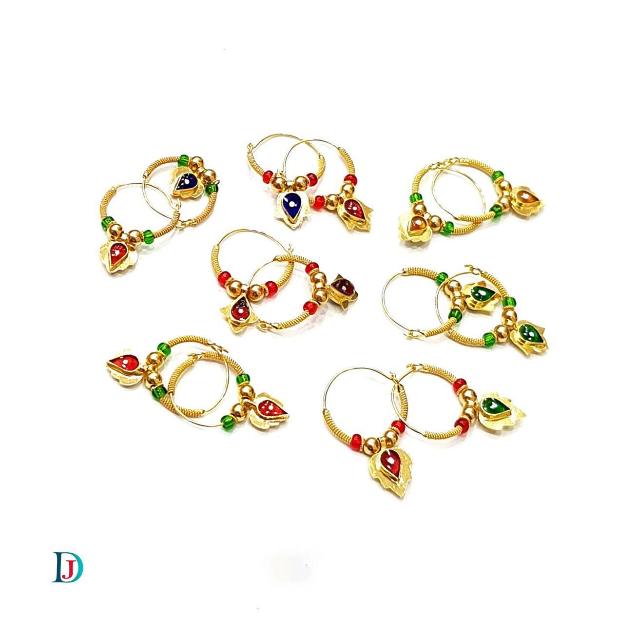 New and Latest Design of Desi Indian Rajasthani Gold Baali/Earrings 