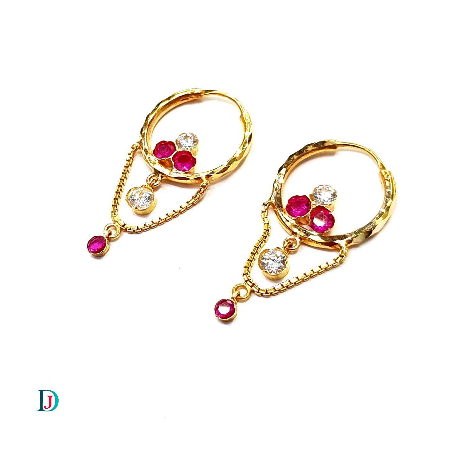 New and Latest Design of Desi Indian Rajasthani Gold Baali/Earrings 