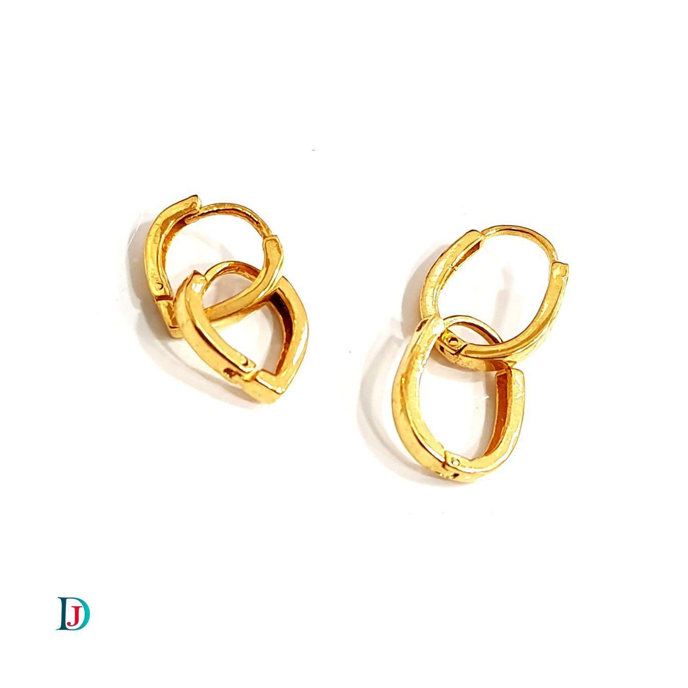 New and Latest Design of Desi Indian Rajasthani Gold Baali/Earrings 