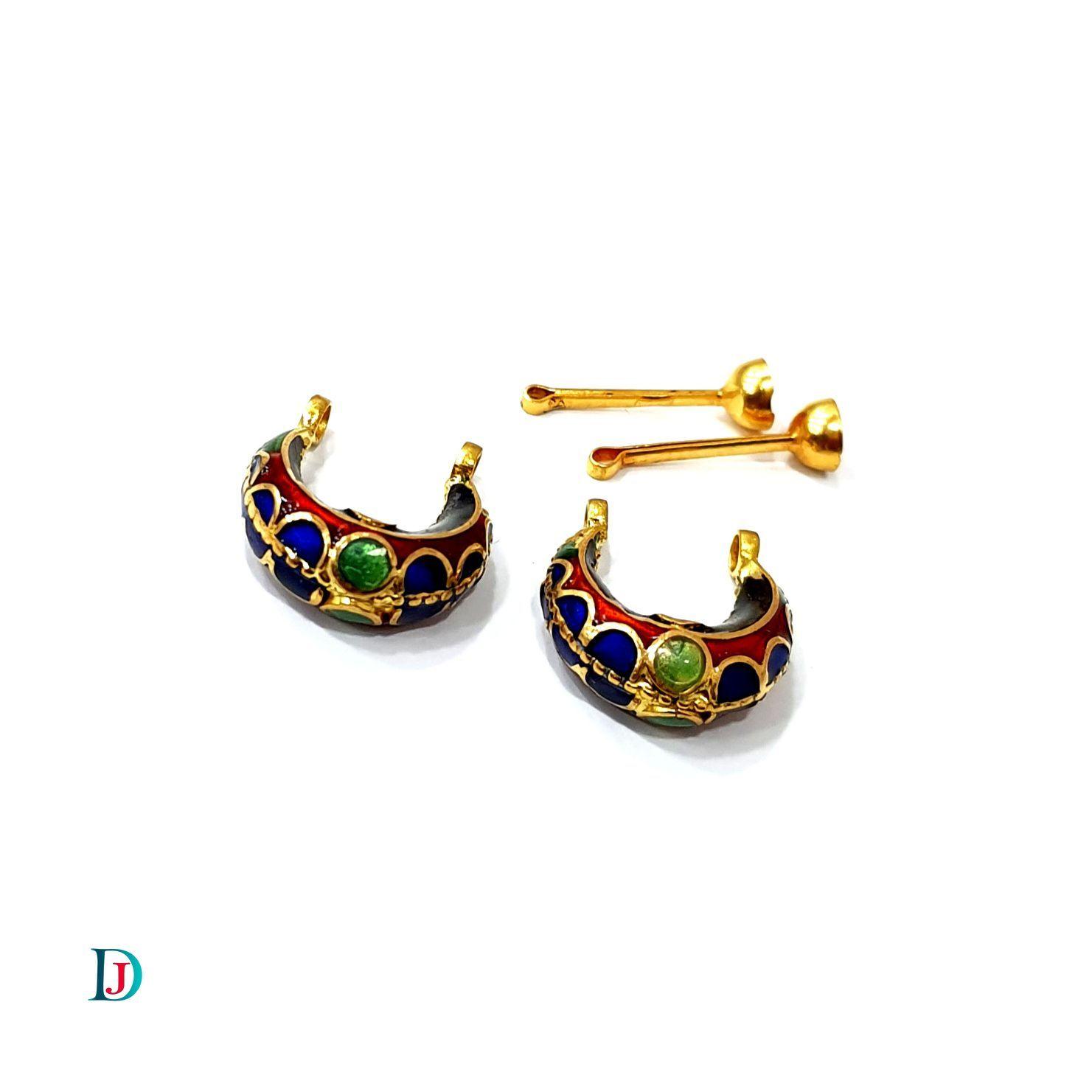 New and Latest Design of Desi Indian Rajasthani Gold Baali/Earrings 