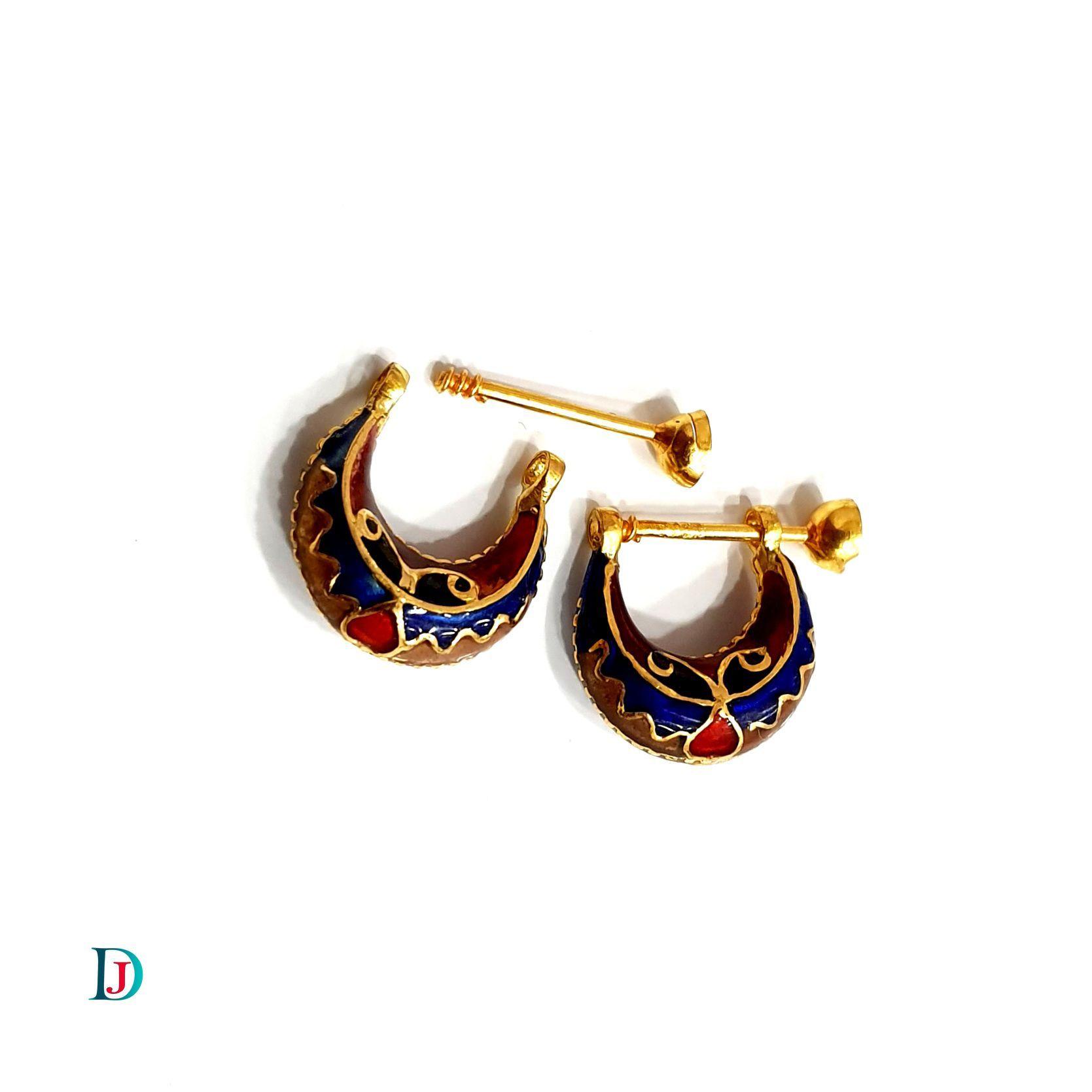 New and Latest Design of Desi Indian Rajasthani Gold Baali/Earrings 