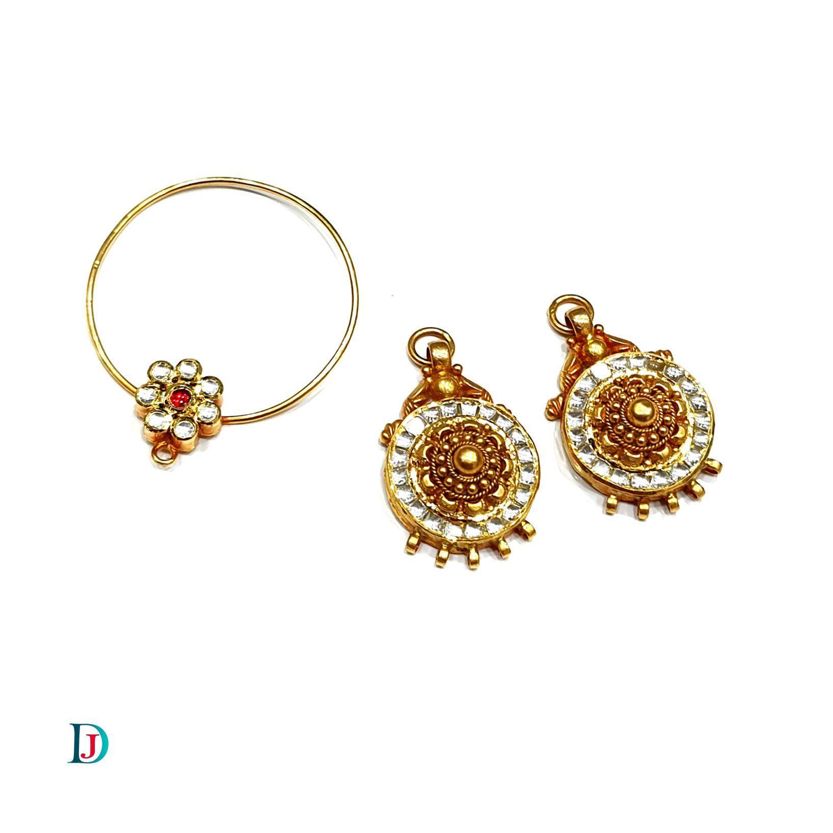 New and Latest Design of Desi Indian Rajasthani Gold Baali/Earrings 