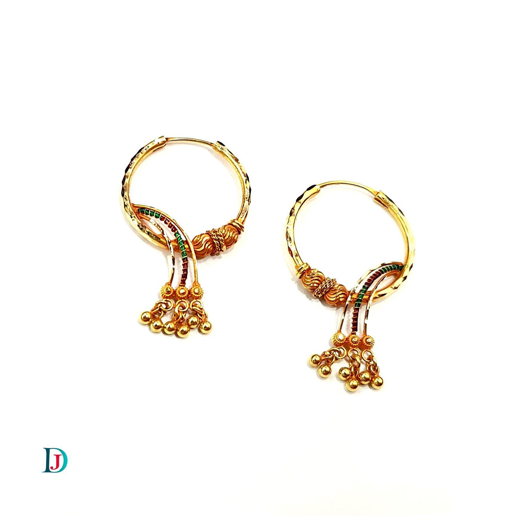 New and Latest Design of Desi Indian Rajasthani Gold Baali/Earrings 