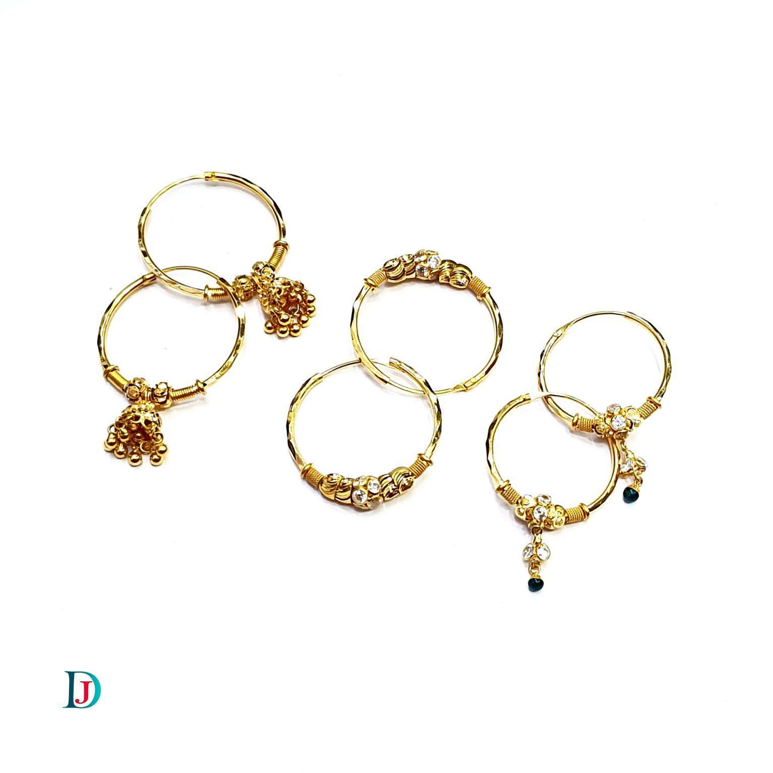New and Latest Design of Desi Indian Rajasthani Gold Baali/Earrings 