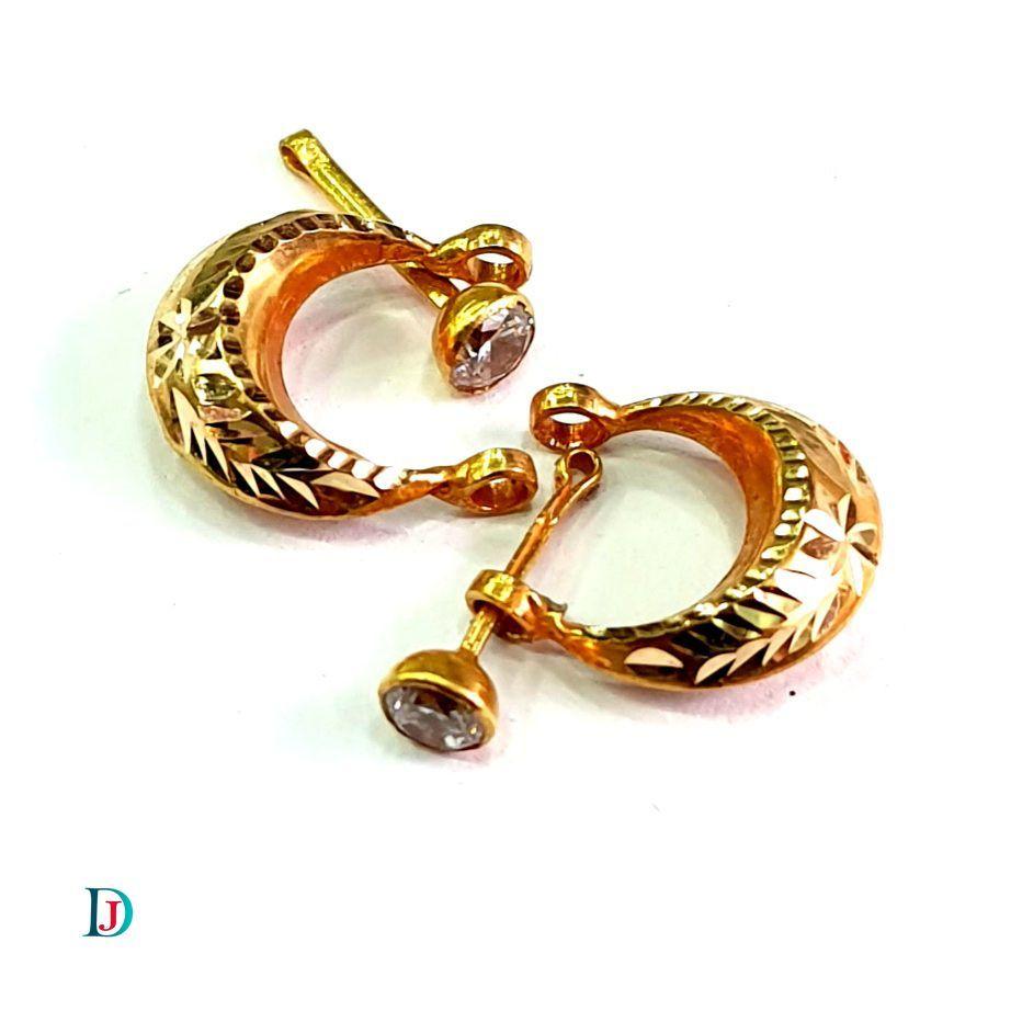 New and Latest Design of Desi Indian Rajasthani Gold Baali/Earrings 