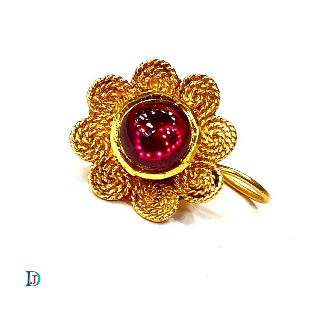 New and Latest Design of Desi Indian Rajasthani Gold Baali/Earrings 
