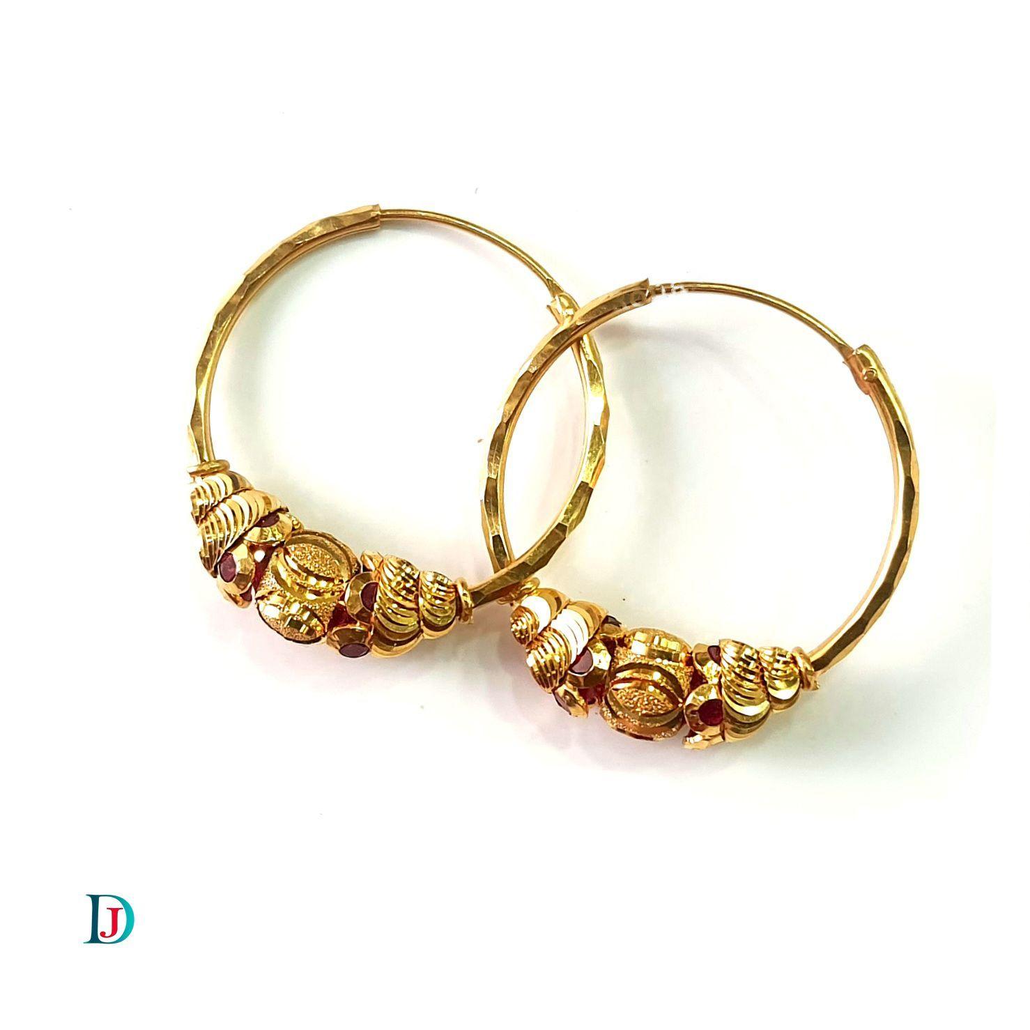 New and Latest Design of Desi Indian Rajasthani Gold Baali/Earrings 