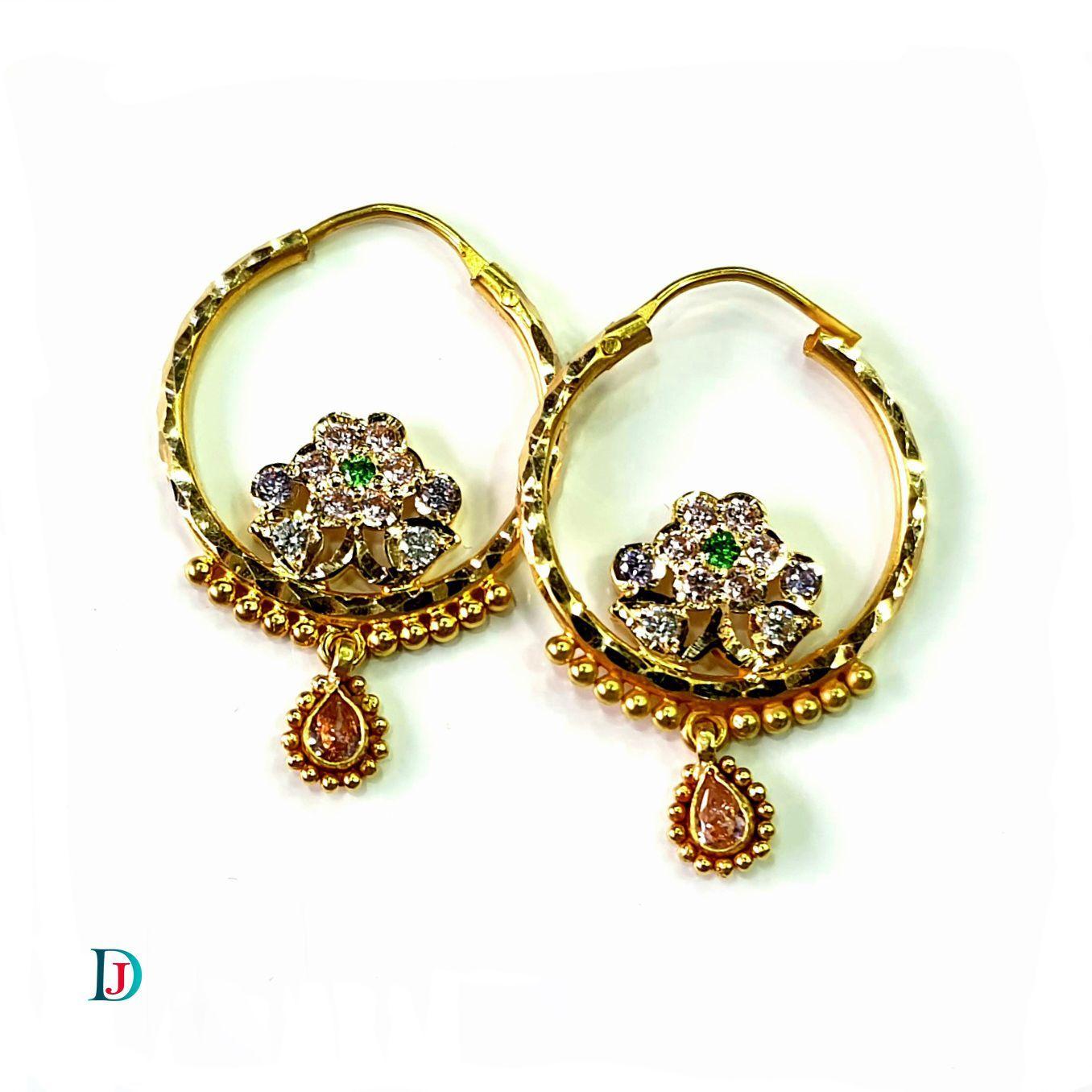 New and Latest Design of Desi Indian Rajasthani Gold Baali/Earrings 