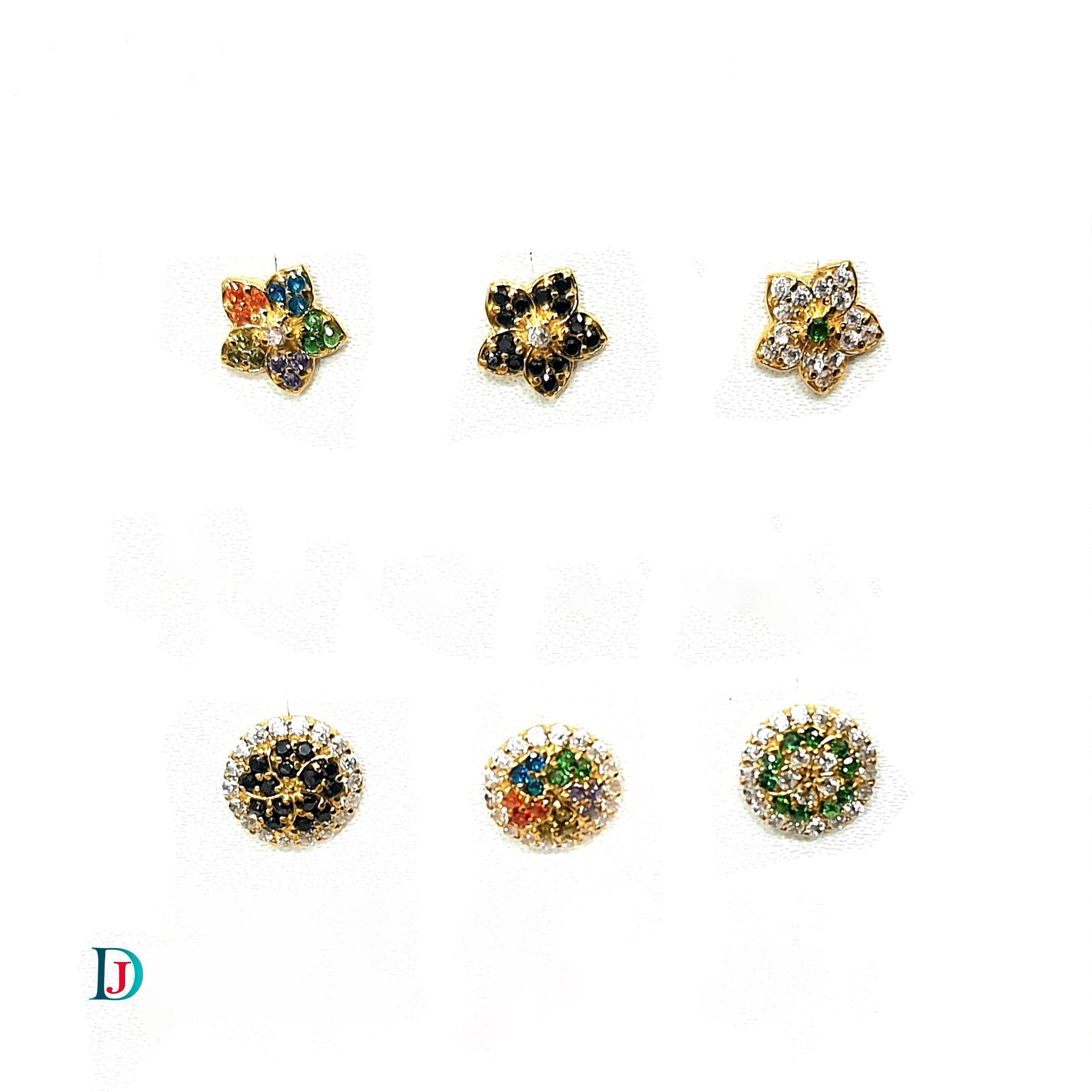 New and Latest Design of Desi Indian Rajasthani Gold Baali/Earrings 