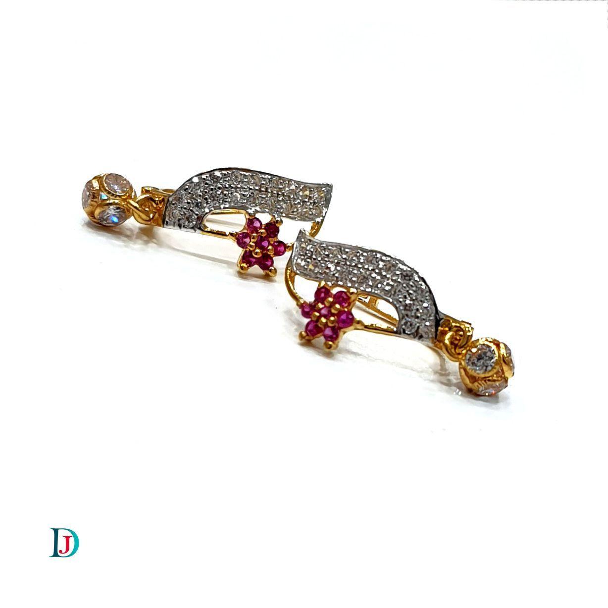 New and Latest Design of Desi Indian Rajasthani Gold Baali/Earrings 
