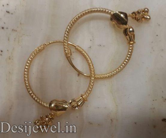 New and Latest Design of Rajasthani Desi gold Baali 