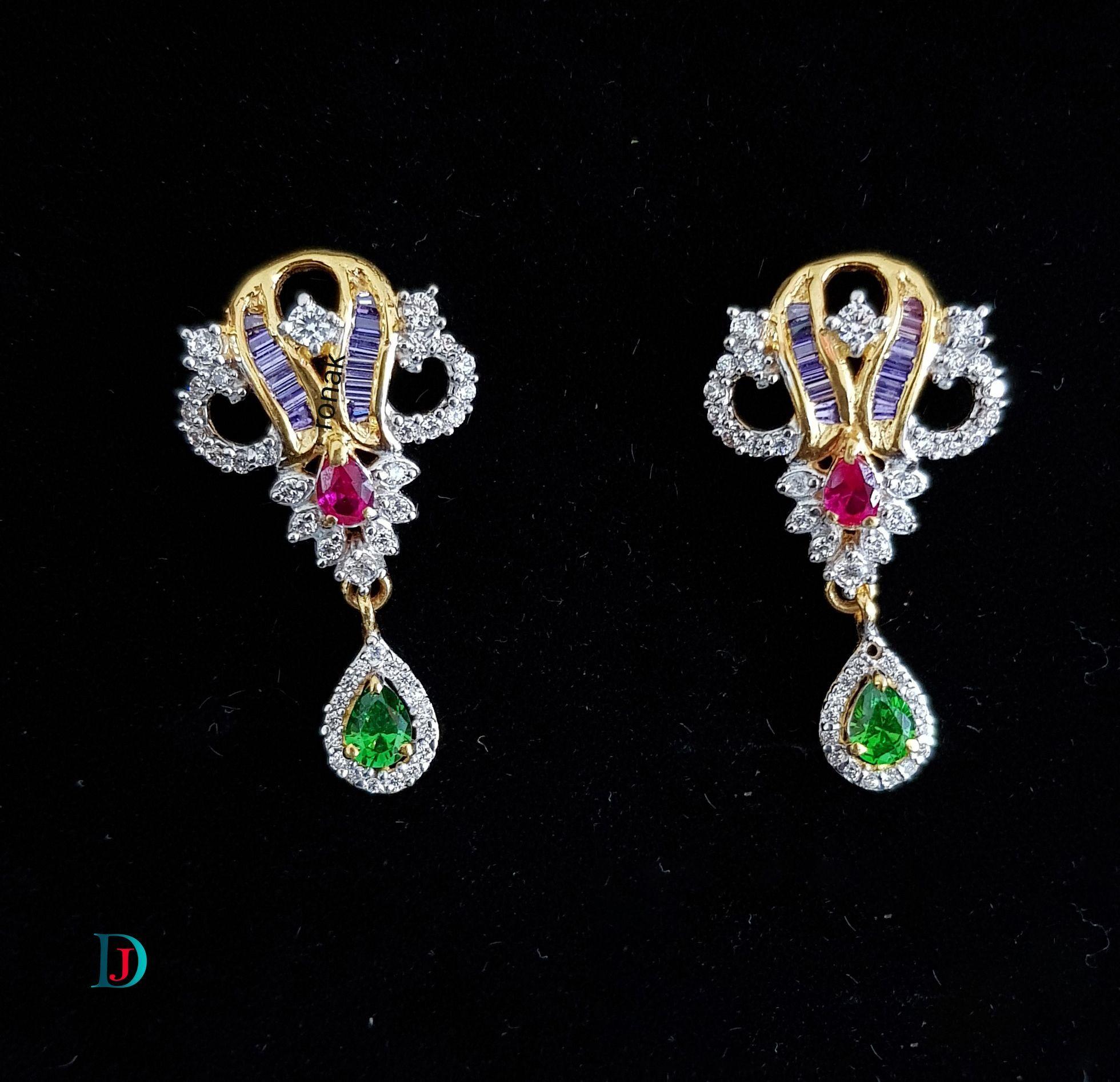 New and Latest Design of Desi Indian Rajasthani Gold Earring 