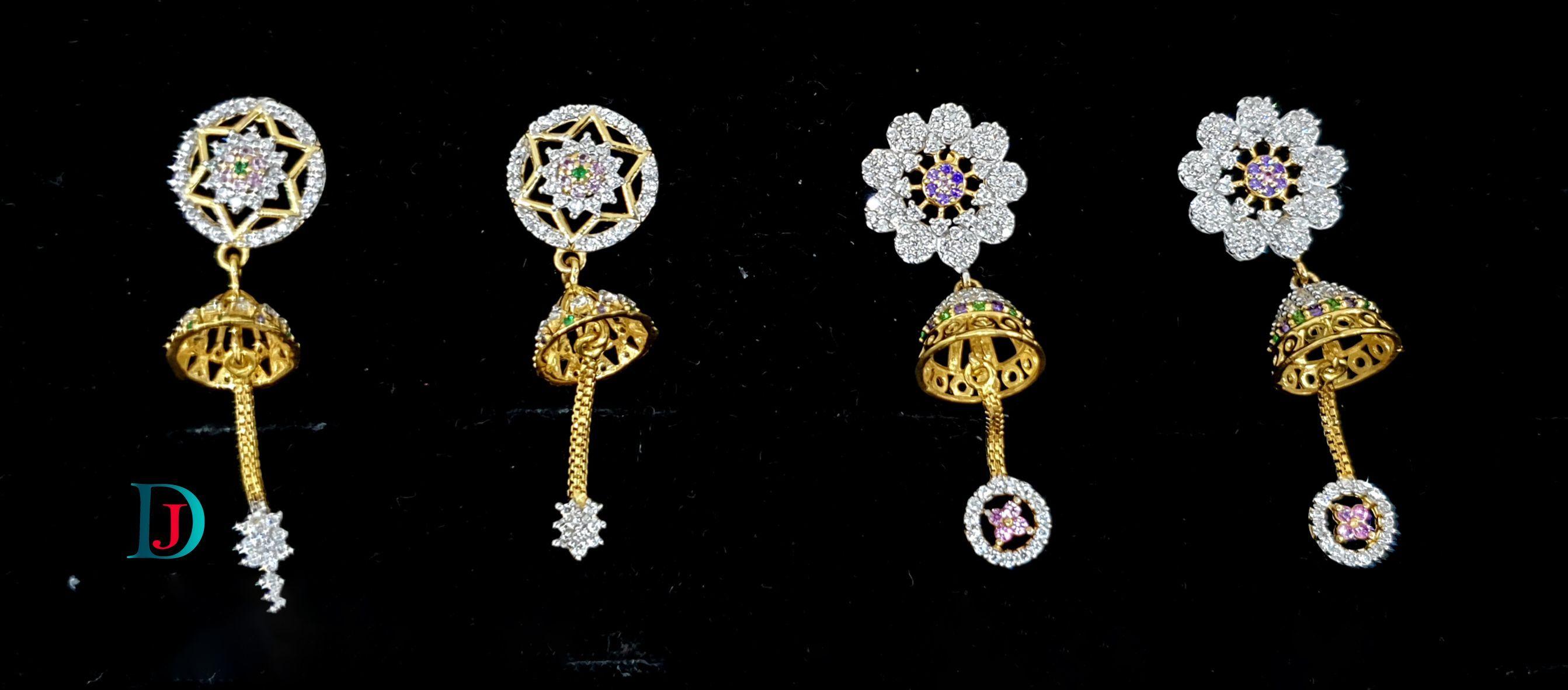 New and Latest Design of Desi Indian Rajasthani Gold Earring 