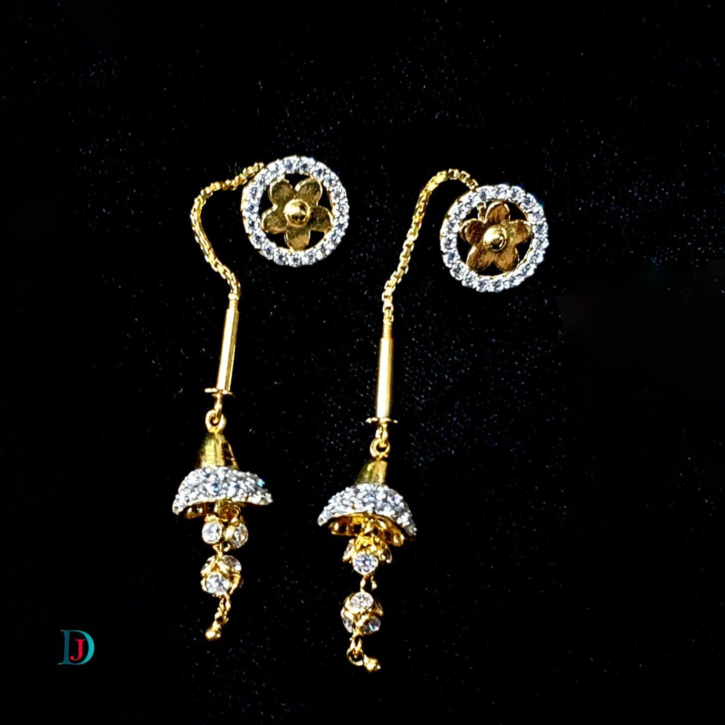 New and Latest Design of Desi Indian Rajasthani Gold Earring 
