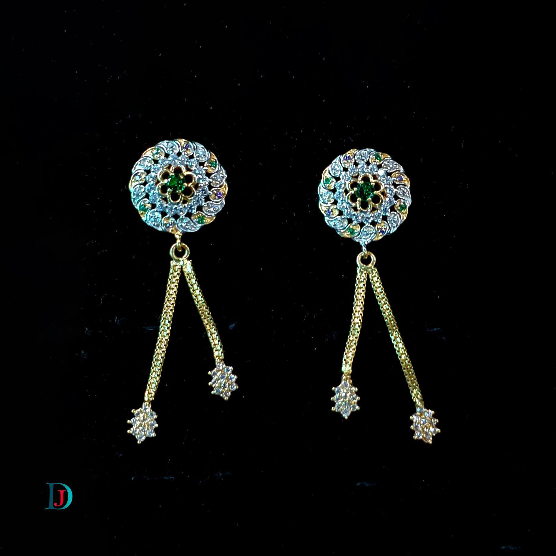 New and Latest Design of Desi Indian Rajasthani Gold Earring 
