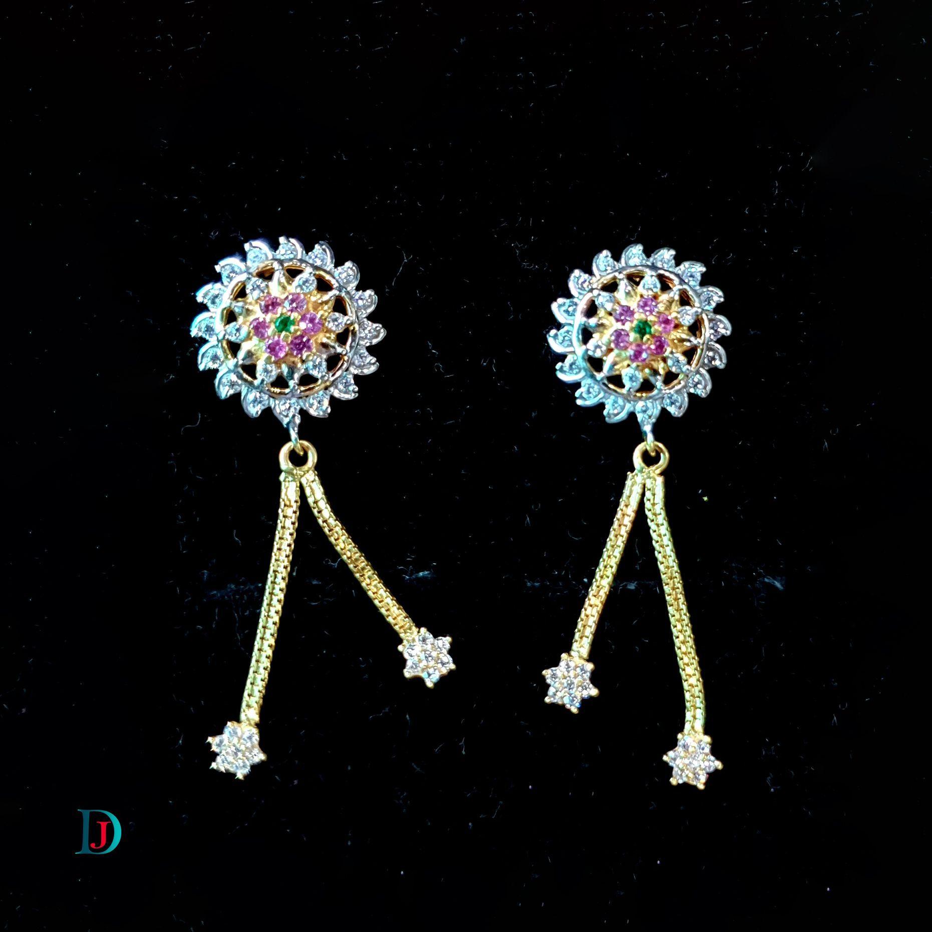 New and Latest Design of Desi Indian Rajasthani Gold Earring 
