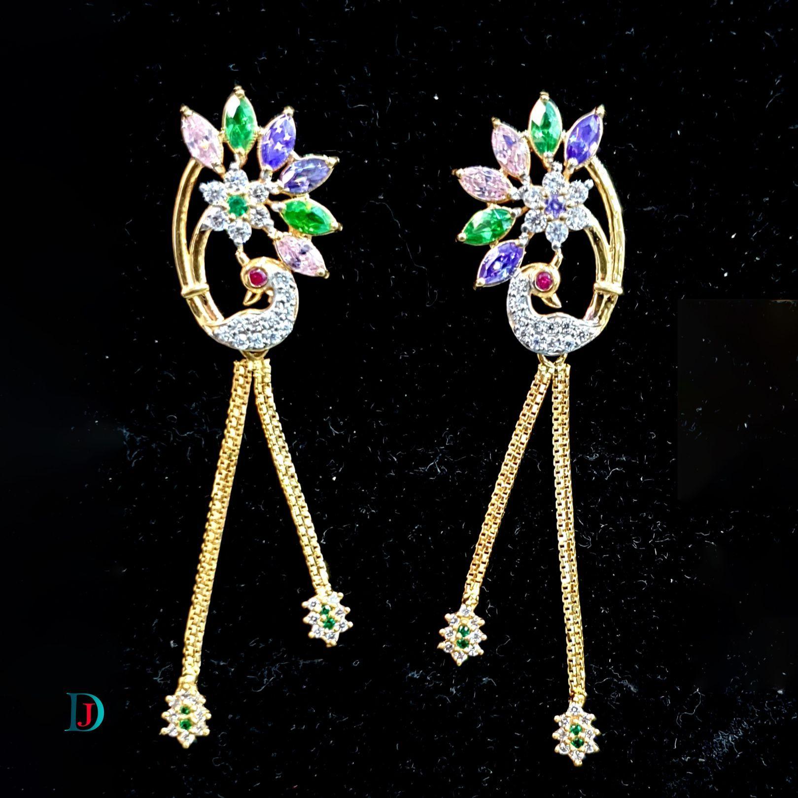 New and Latest Design of Desi Indian Rajasthani Gold Earring 