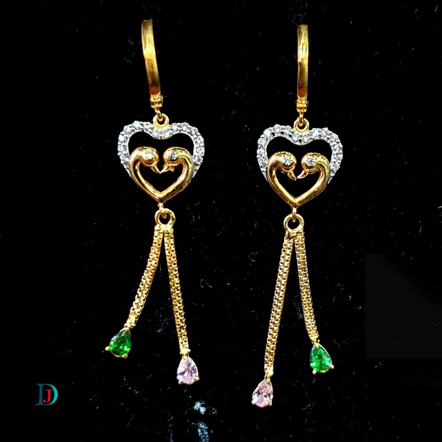New and Latest Design of Desi Indian Rajasthani Gold Earring 