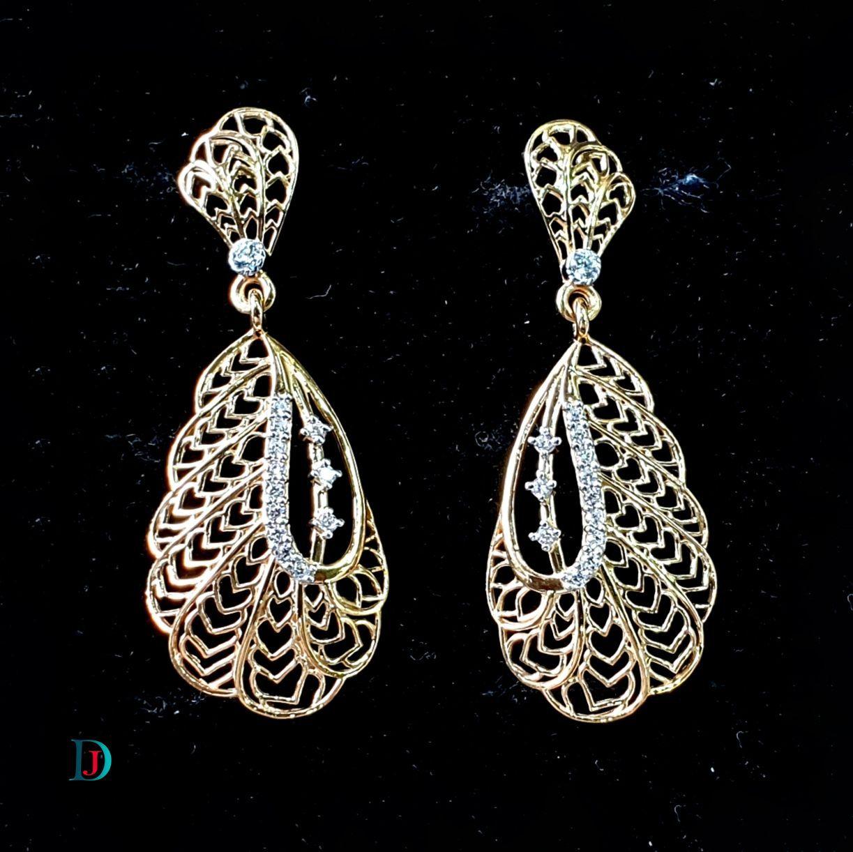 New and Latest Design of Desi Indian Rajasthani Gold Earring 