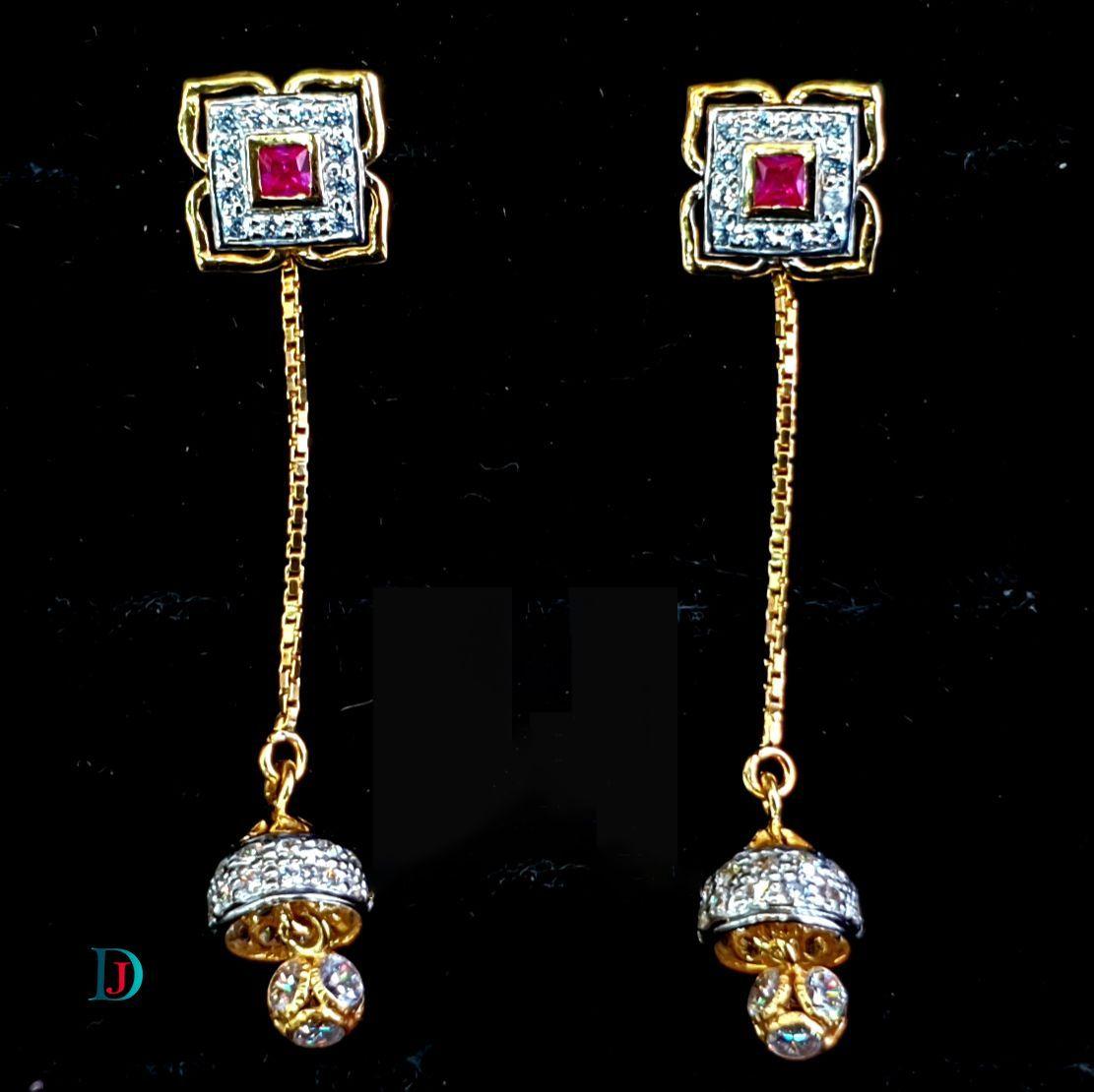 New and Latest Design of Desi Indian Rajasthani Gold Earring 