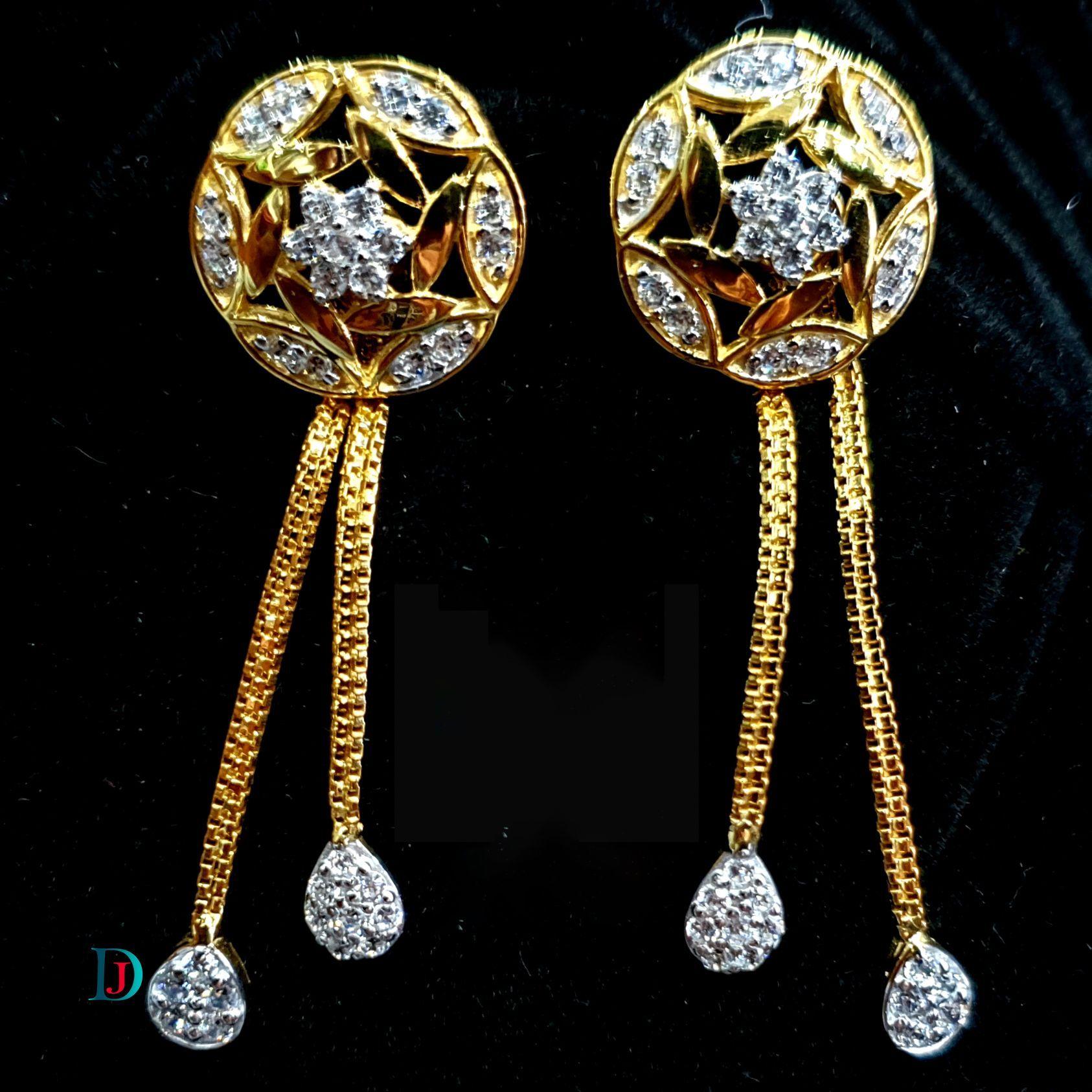 New and Latest Design of Desi Indian Rajasthani Gold Earring 