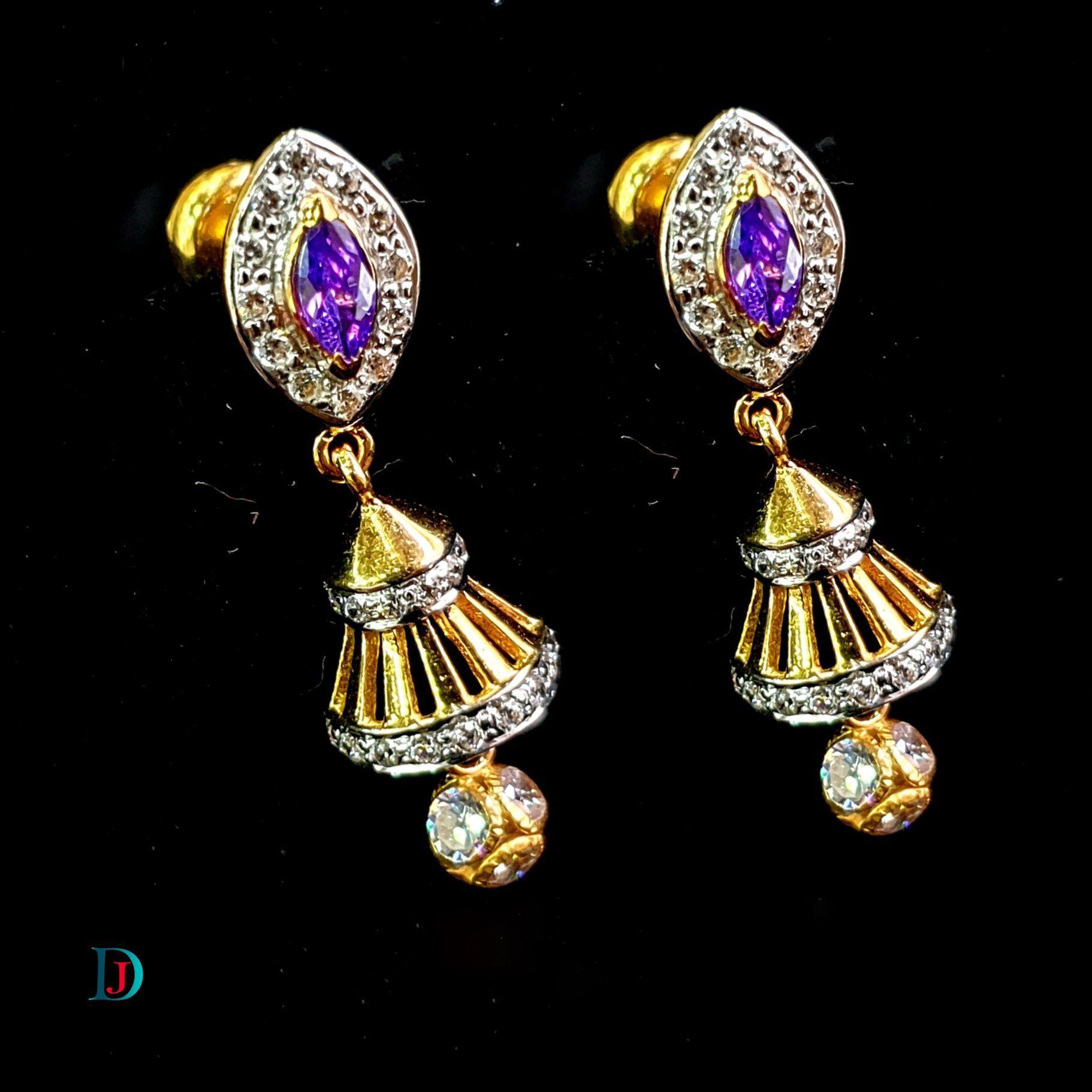 New and Latest Design of Desi Indian Rajasthani Gold Earring 