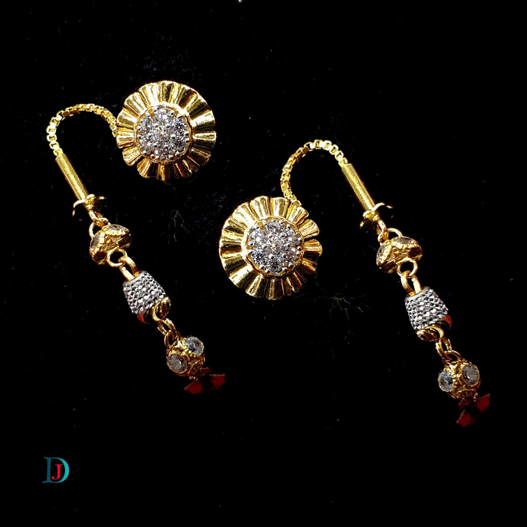 New and Latest Design of Desi Indian Rajasthani Gold Earring 