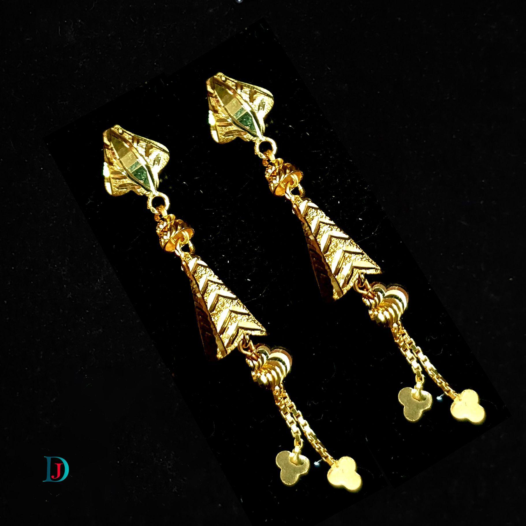 New and Latest Design of Desi Indian Rajasthani Gold Earring 