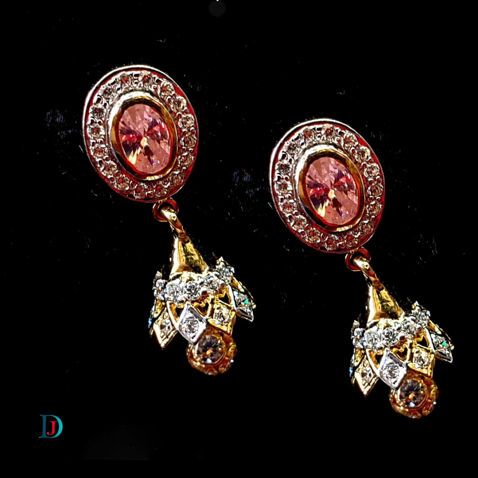 New and Latest Design of Desi Indian Rajasthani Gold Earring 