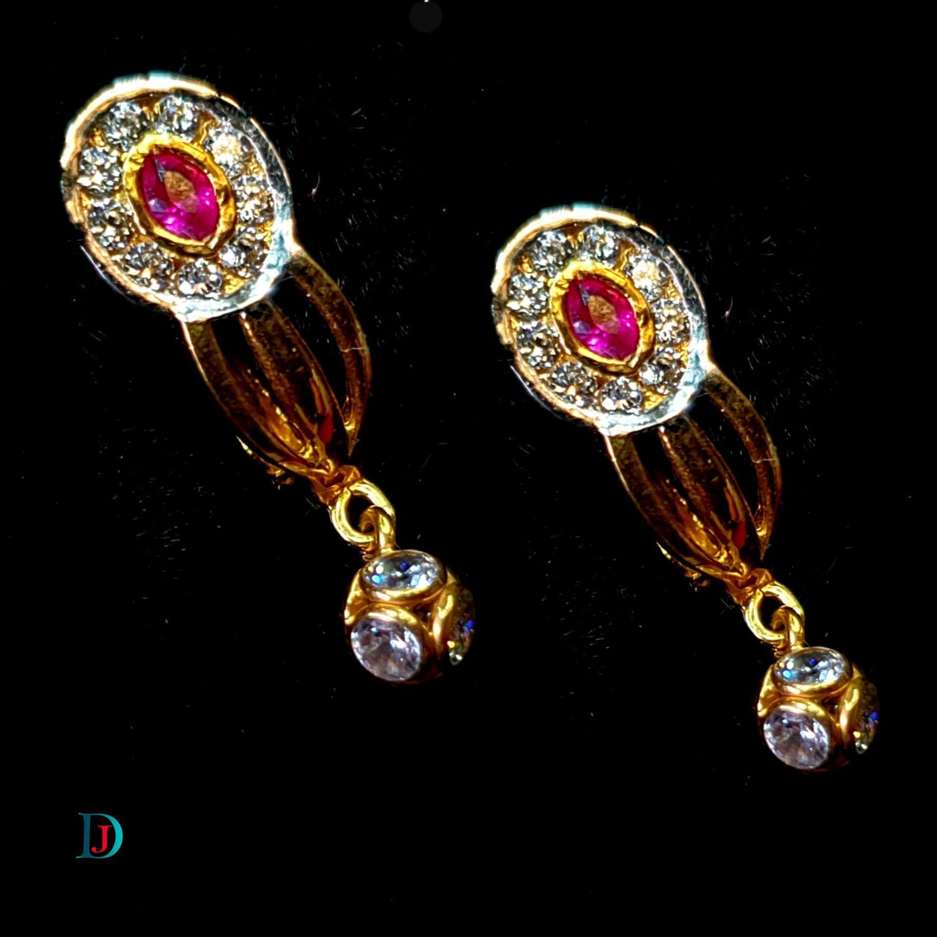 New and Latest Design of Desi Indian Rajasthani Gold Earring 