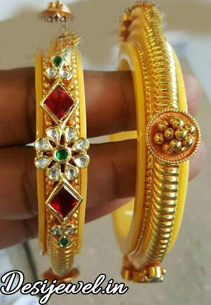 New and Latest Design of Rajasthani desi fancy gold Bangles 