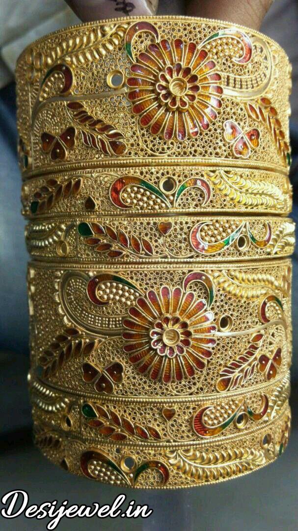 New and Latest Design of Rajasthani desi fancy gold Bangles 