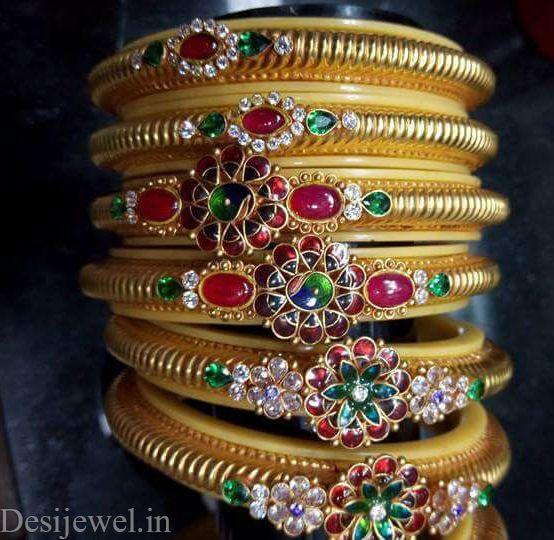 New and Latest Design of Rajasthani desi fancy gold Bangles 