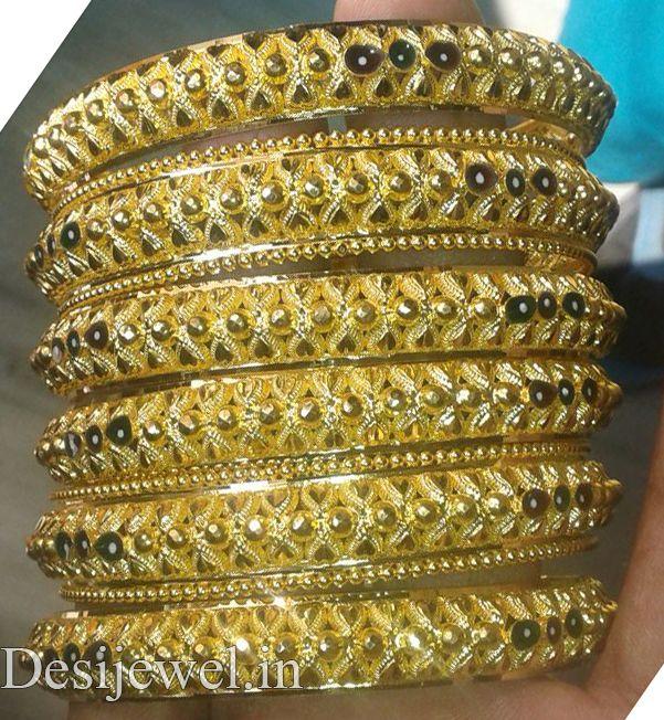 New and Latest Design of Rajasthani desi fancy gold Bangles 