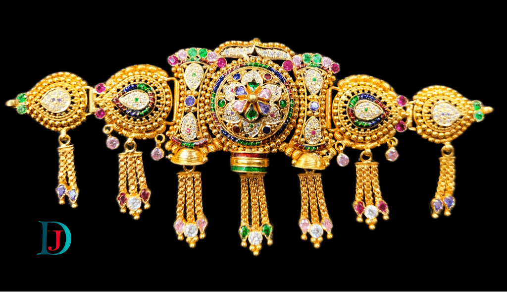 New and Latest Design of Desi Indian Rajasthani Gold Bhujbandh 