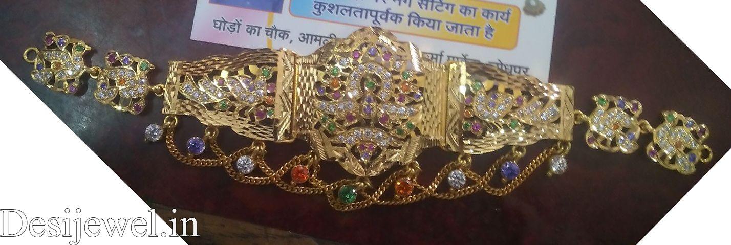 New and Latest Design of Rajasthani Desi gold Bhujbandh 