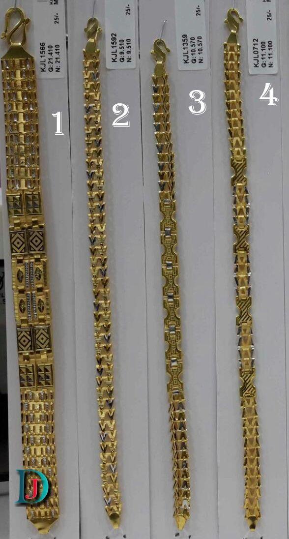 New and Latest Design of Rajasthani desi gold hand gents bracelet 