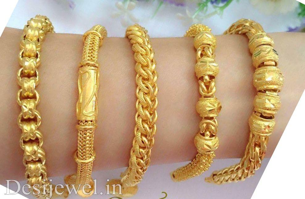 New and Latest Design of Rajasthani desi gold hand gents bracelet 