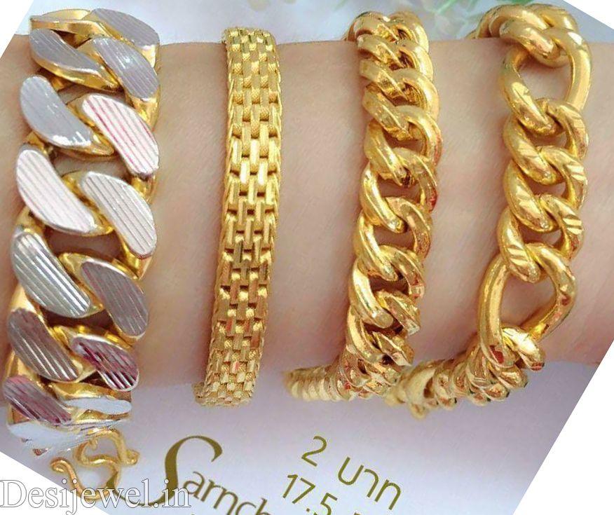 New and Latest Design of Rajasthani desi gold hand gents bracelet 