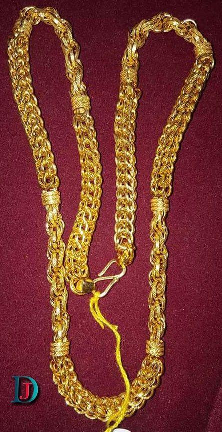 New and Latest Design of Rajasthani desi gold gala-chain 