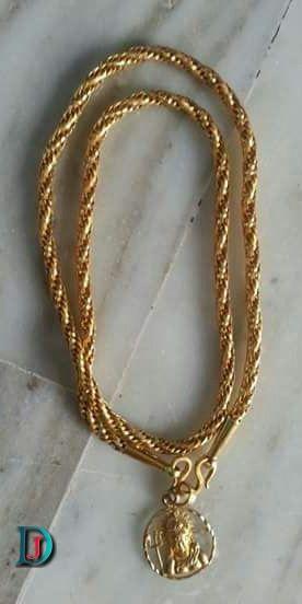 New and Latest Design of Rajasthani desi gold gala-chain 