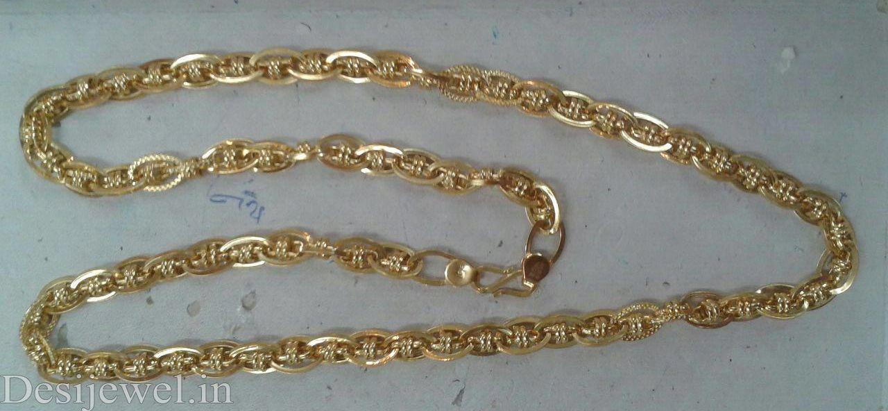 New and Latest Design of Rajasthani desi gold gala-chain 