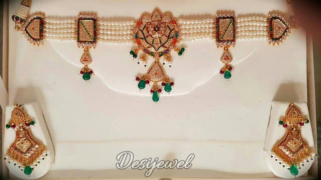 New and Latest Design of Rajasthani desi gold gala chick 