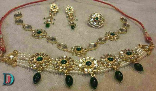 New and Latest Design of Rajasthani desi gold gala chick 