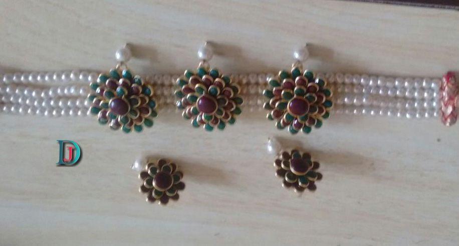 New and Latest Design of Rajasthani desi gold gala chick 