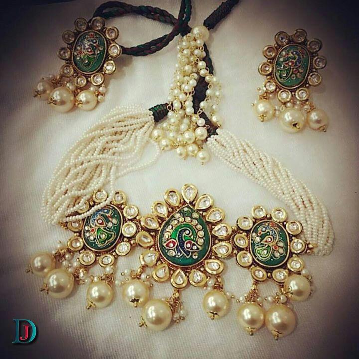 New and Latest Design of Rajasthani desi gold gala chick 