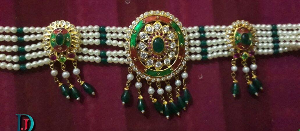 New and Latest Design of Rajasthani desi gold gala chick 