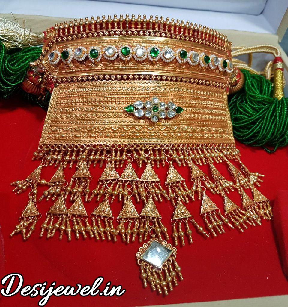New and Latest Design of Rajasthani desi gold rajputi aad 