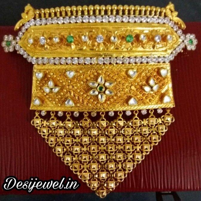 New and Latest Design of Rajasthani desi gold rajputi aad 
